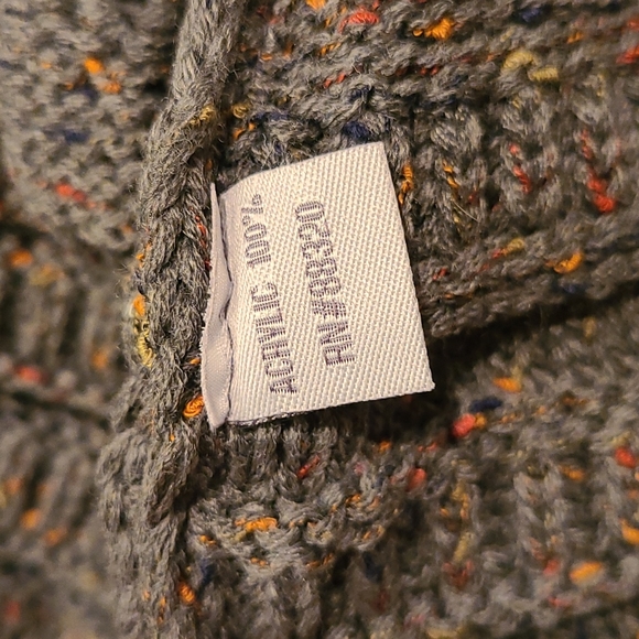 SPECKLED DARK MELANGE GRAY Ponytail Beanie - Picture 4 of 5